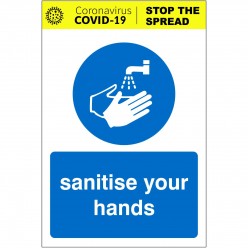Sanitise Your Hands Covid...