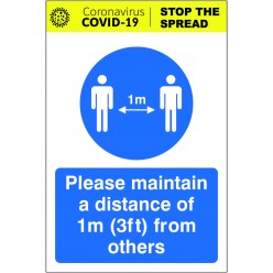 Please Maintain A Distance...