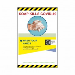Soap Kills Covid 19 Sign
